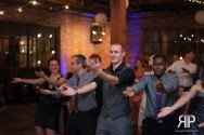 dancing at Marathon Village Wedding reception